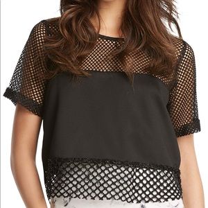 Kiind Of ‘Taylor’ Mesh Top